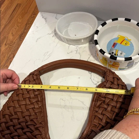 Anthropologie Brown Woven Tote Bag - Picture 8 of 10